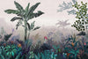 Tropical Theme Wall Mural, Light Green Nature Birds Palm Tree Leaves Wallpaper, Customized Wall Art, Large Store Shop Wall Paper, Jungle, Forest Theme - Adawall Wallpaper - Registered Trade Accounts Only, Wallpaper Wholesale Account - A320-3 - Adawall Wholesale - Wallpaper Wholesaler