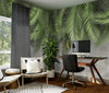 Tropical Tree Leaves Wallpaper, Above the Bed Wall Mural, Green Leaves Custom Size Wall Covering, Non - Woven, Non - Pasted, Washable, Removable - Adawall Wallpaper - Registered Trade Accounts Only, Wallpaper Wholesale Account - FJ312-1 - Adawall Wholesale - Wallpaper Wholesaler