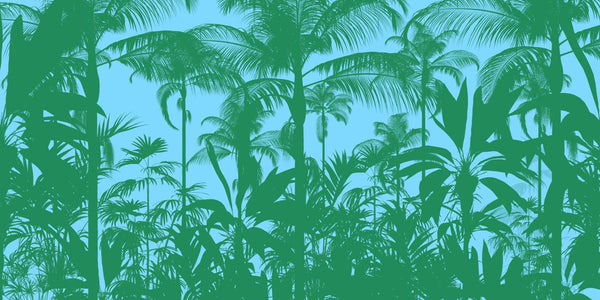 Tropical Trees Wallpaper, Landscape Mural, Oversized Custom Size Wall Art, Non - Woven, Non - Adhesive, Modern Wall Paper, Removable - Adawall Wallpaper - Registered Trade Accounts Only, Wallpaper Wholesale Account - W78152 - Adawall Wholesale - Wallpaper Wholesaler