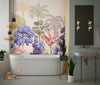 Tropical Vintage Landscape Wallpaper, Trees Wall Mural, Oversized Custom Size Wall Art, Non - Woven, Non - Adhesive, Modern Wall Paper, Removable - Adawall Wallpaper - Registered Trade Accounts Only, Wallpaper Wholesale Account - W77486 - Adawall Wholesale - Wallpaper Wholesaler