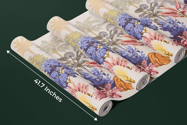 Tropical Vintage Landscape Wallpaper, Trees Wall Mural, Oversized Custom Size Wall Art, Non - Woven, Non - Adhesive, Modern Wall Paper, Removable - Adawall Wallpaper - Registered Trade Accounts Only, Wallpaper Wholesale Account - W77486 - Adawall Wholesale - Wallpaper Wholesaler
