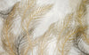Tropical Wallpaper, Gold Leaves Mural, Oversized Custom Size Wall Art, Non - Woven, Non - Adhesive, Modern Wall Paper, Removable - Adawall Wallpaper - Registered Trade Accounts Only, Wallpaper Wholesale Account - W78146 - Adawall Wholesale - Wallpaper Wholesaler