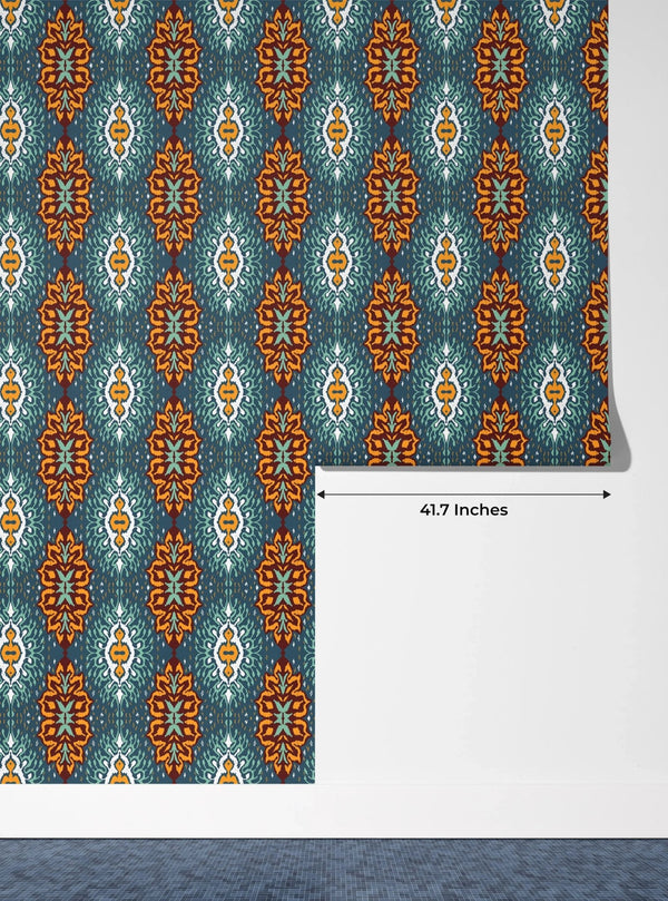 Victorian Style Damask Wallpaper, Seamless Pattern Mural, Oversized Custom Size Wall Art, Non - Woven, Non - Adhesive, Modern Wall Paper, Removable - Adawall Wallpaper - Registered Trade Accounts Only, Wallpaper Wholesale Account - W77672 - Adawall Wholesale - Wallpaper Wholesaler