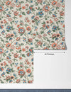 Vintage Flowers Wallpaper, Ethnic Mural, Oversized Custom Size Wall Art, Non - Woven, Non - Adhesive, Modern Wall Paper, Removable - Adawall Wallpaper - Registered Trade Accounts Only, Wallpaper Wholesale Account - W77527 - Adawall Wholesale - Wallpaper Wholesaler