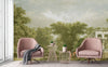 Vintage Scenic Victorian Wall Mural, Large Green Nature Wallpaper, Non - Woven, Non - Adhesive, Modern, Washable, Removable - Adawall Wallpaper - Registered Trade Accounts Only, Wallpaper Wholesale Account - FJ314-2 - Adawall Wholesale - Wallpaper Wholesaler