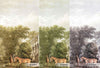 Vintage Scenic Victorian Wall Mural, Large Light Green Nature Wallpaper, Non - Woven, Non - Adhesive, Modern, Washable, Removable - Adawall Wallpaper - Registered Trade Accounts Only, Wallpaper Wholesale Account - FJ314-1 - Adawall Wholesale - Wallpaper Wholesaler