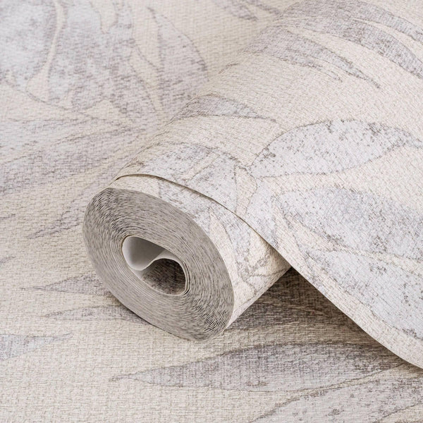 Washed Light Gray Leaf Wallpaper, Textured Faded Tree Leaves Wallcovering, Non - Pasted - Adawall Wallpaper - Registered Trade Accounts Only, Wallpaper Wholesale Account - 1012-2 - Adawall Wholesale - Wallpaper Wholesaler