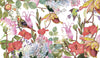 Watercolor Floral Wallpaper, Spring Garden Mural, Oversized Custom Size Wall Art, Non - Woven, Non - Adhesive, Modern Wall Paper, Removable - Adawall Wallpaper - Registered Trade Accounts Only, Wallpaper Wholesale Account - W77955 - Adawall Wholesale - Wallpaper Wholesaler
