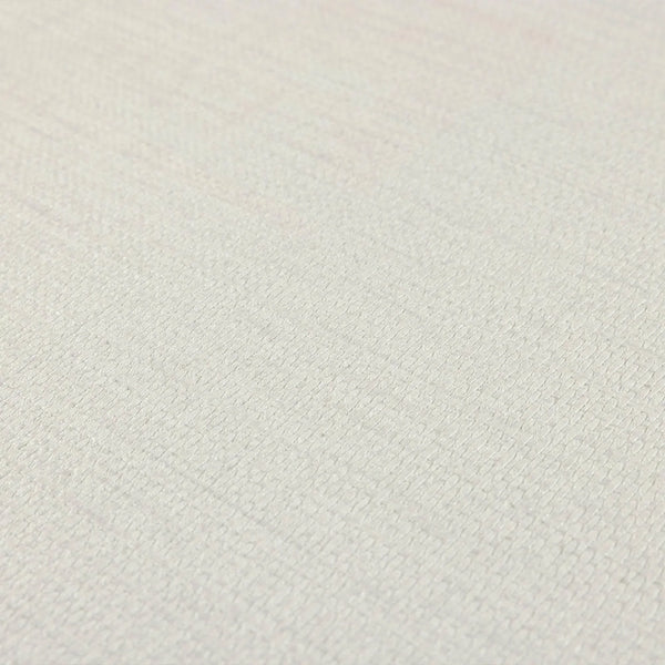 White Jute Basket Weave Textured Wallpaper, Solid Color Modern Plain Wallcovering - Walloro High End Wallcoverings & More