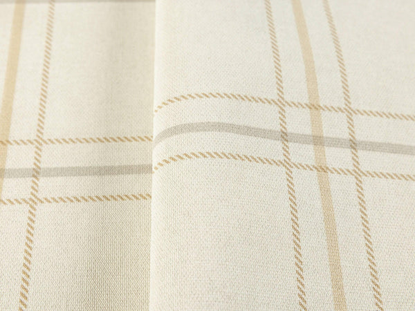 White Large Plaid Textured Wallpaper, Tartan Fabric Pattern Classical Modern Non-Pasted Wallcovering - Walloro High End Wallcoverings & More