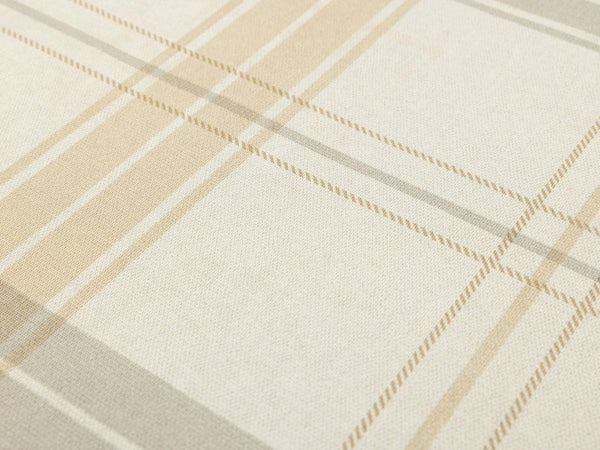 White Large Plaid Textured Wallpaper, Tartan Fabric Pattern Classical Modern Non-Pasted Wallcovering - Walloro High End Wallcoverings & More