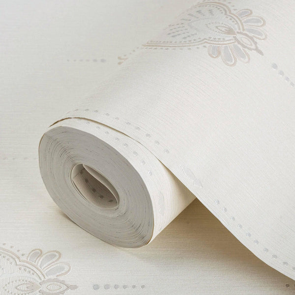 White Stylish Embossed Textured Wallpaper, Modern Ikat Stripeed Wallcovering - Adawall Wallpaper - Registered Trade Accounts Only, Wallpaper Wholesale Account - 9902-1 - Adawall Wholesale - Wallpaper Wholesaler