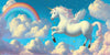 White Unicorn Wallpaper, Fluffy Clouds Mural, Oversized Custom Size Wall Art, Non - Woven, Non - Adhesive, Modern Wall Paper, Removable - Adawall Wallpaper - Registered Trade Accounts Only, Wallpaper Wholesale Account - W77829 - Adawall Wholesale - Wallpaper Wholesaler