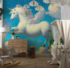 White Unicorn Wallpaper, Fluffy Clouds Mural, Oversized Custom Size Wall Art, Non - Woven, Non - Adhesive, Modern Wall Paper, Removable - Adawall Wallpaper - Registered Trade Accounts Only, Wallpaper Wholesale Account - W77829 - Adawall Wholesale - Wallpaper Wholesaler