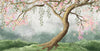 Willow Tree Wallpaper, Pink Flowers Mural, Oversized Custom Size Wall Art, Non - Woven, Non - Adhesive, Modern Wall Paper, Removable - Adawall Wallpaper - Registered Trade Accounts Only, Wallpaper Wholesale Account - W77515 - Adawall Wholesale - Wallpaper Wholesaler
